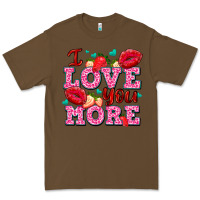 Cacao i love you more with lips and strawberry Premium Tee - AdoDesignShop