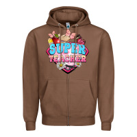 Chestnut super teacher Zipper Hoodie - BarkalooDesign