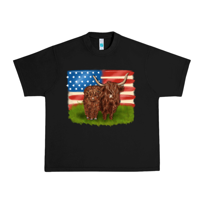 American Cows Urban Heavy Tee by MaliasSmallBusiness | Teevron