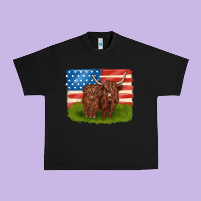 American Cows Urban Heavy Tee Designed By Maliassmallbusiness