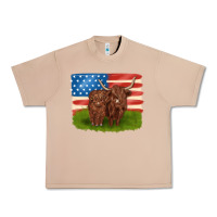 Burro American cows Urban Heavy Tee - MaliasSmallBusiness