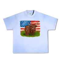 Grape Ice American cows Urban Heavy Tee - MaliasSmallBusiness