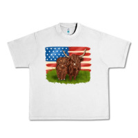 Lunar Rock American cows Urban Heavy Tee - MaliasSmallBusiness
