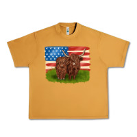 Peanut Butter American cows Urban Heavy Tee - MaliasSmallBusiness