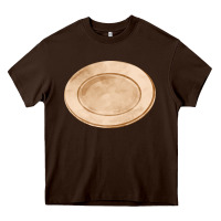 Chocolate Brown plate fa element Heavy Core Tee - FaDigitalArtStudio