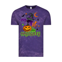 Cloud Purple My first Halloween Vintage Tee - NancyCooperArtShop