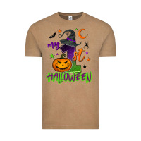 Vintage Coffee My first Halloween Vintage Tee - NancyCooperArtShop