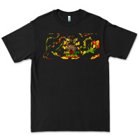 Black juneteenth afro messy bun libbey glass Premium Tee - HRA Design Shop