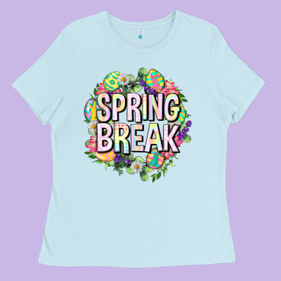 Spring Break Easter Ladies Tee Designed By Neo Western