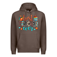 Coffee best teacher ever Premium Hoodie - JahusDesignShop