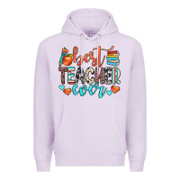 Lilac best teacher ever Premium Hoodie - JahusDesignShop
