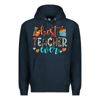 Navy best teacher ever Premium Hoodie - JahusDesignShop