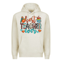 Oatmeal Heather best teacher ever Premium Hoodie - JahusDesignShop