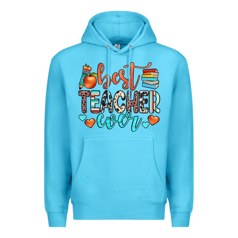 Best Teacher Ever Premium Hoodie by JahusDesignShop | Teevron