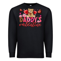 Black Daddy's Valentine Premium Sweatshirt - HowdyJamesFarm