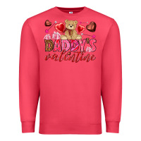 Cardinal Daddy's Valentine Premium Sweatshirt - HowdyJamesFarm