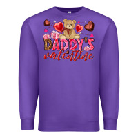 Purple Daddy's Valentine Premium Sweatshirt - HowdyJamesFarm