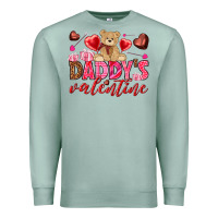 Seafoam Daddy's Valentine Premium Sweatshirt - HowdyJamesFarm