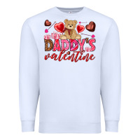 Daddy's Valentine Premium Sweatshirt | Teevron