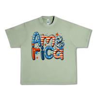 Oil Green america Urban Heavy Tee - MaliasSmallBusiness