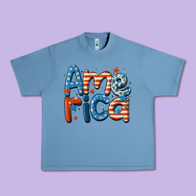 America Urban Heavy Tee Designed By Maliassmallbusiness