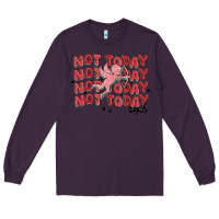 Plum not today cupid Long Sleeve Tee - MaliasSmallBusiness