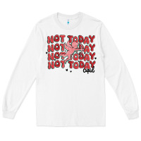 White not today cupid Long Sleeve Tee - MaliasSmallBusiness