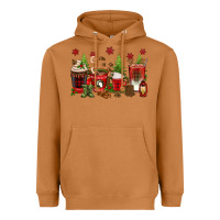 Meerkat Christmas coffee cups Heavyweight Hoodie - texasbilliewilder