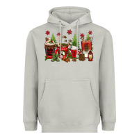 Moon Dust Christmas coffee cups Heavyweight Hoodie - texasbilliewilder