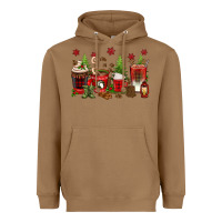 Toasted Coconut Christmas coffee cups Heavyweight Hoodie - texasbilliewilder