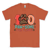 Copper 100 pawsome days of school Classic Tee - MaliasSmallBusiness
