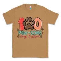 Toasted Coconut 100 pawsome days of school Classic Tee - MaliasSmallBusiness