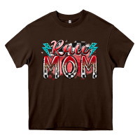 Chocolate Brown race mom Heavy Core Tee - RacoonDesign