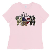 Bubblegum Pink military mom Ladies Tee - SublimationCraftShop