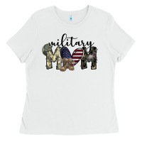 White military mom Ladies Tee - SublimationCraftShop