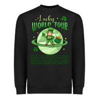 Black lucky world tour st. patricks day Heavyweight Sweatshirt - MaliasSmallBusiness