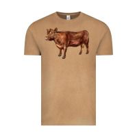 Vintage Camel red angus cow Vintage Tee - LillyAllenDesigns