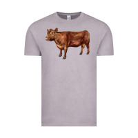 Vintage Zinc red angus cow Vintage Tee - LillyAllenDesigns