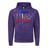 Cloud Purple little miss firecracker Vintage Hoodie - NancyCooperArtShop