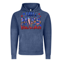Vintage Denim little miss firecracker Vintage Hoodie - NancyCooperArtShop