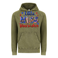Vintage Olive little miss firecracker Vintage Hoodie - NancyCooperArtShop