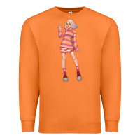 Carrot colorful girl Premium Sweatshirt - TumblerDesignByShophia