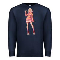 Navy colorful girl Premium Sweatshirt - TumblerDesignByShophia