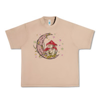 Burro moon and mushrooms Urban Heavy Tee - MaliasSmallBusiness