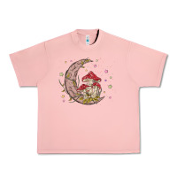 Salmon moon and mushrooms Urban Heavy Tee - MaliasSmallBusiness