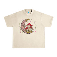 Sandshell moon and mushrooms Urban Heavy Tee - MaliasSmallBusiness