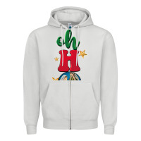 Dove Grey oh holy night Zipper Hoodie - BarkalooDesign