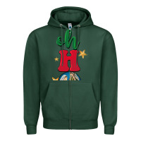 Sports Green oh holy night Zipper Hoodie - BarkalooDesign