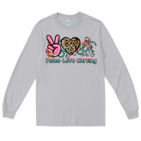 Moon Dust peace love nursing Long Sleeve Tee - NancyCooperArtShop