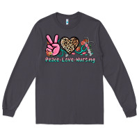 Smoke peace love nursing Long Sleeve Tee - NancyCooperArtShop